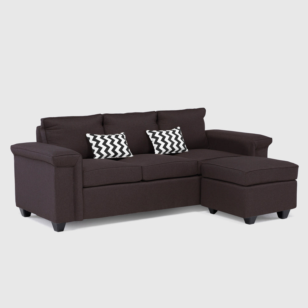 Mons Sofá 3C Sicilia + 1 Pouf