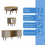 Combo Living Tokio + Sofá 2C Sicilia