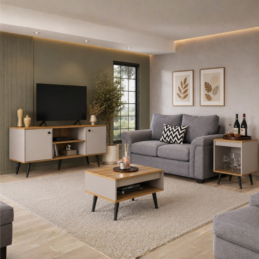 Combo Living Tokio + Sofá 2C Sicilia