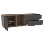 Rack TV Salem, Miel y Plomo, con capacidad para televisor de hasta 60 pulgadas - vista 6