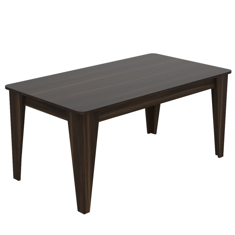 Mesa de Comedor Torino,, Habano, diseño moderno y para cuatro puestos 160 - vista 3