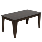 Mesa de Comedor Torino,, Habano, diseño moderno y para cuatro puestos 160 - vista 3