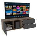 Rack TV Salem, Miel y Plomo, con capacidad para televisor de hasta 60 pulgadas - vista 1