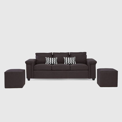 Mons Sofá 3C Sicilia + 2 Pouf