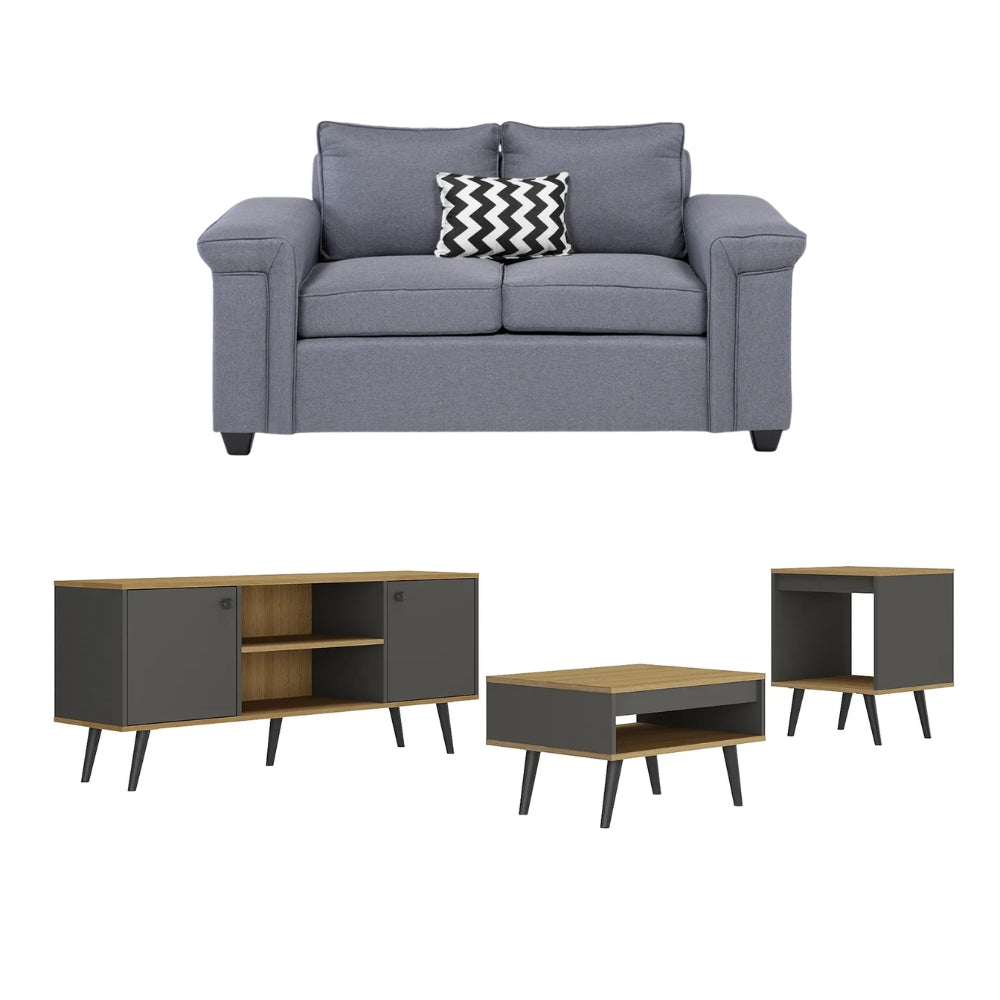 Combo Living Tokio + Sofá 2C Sicilia