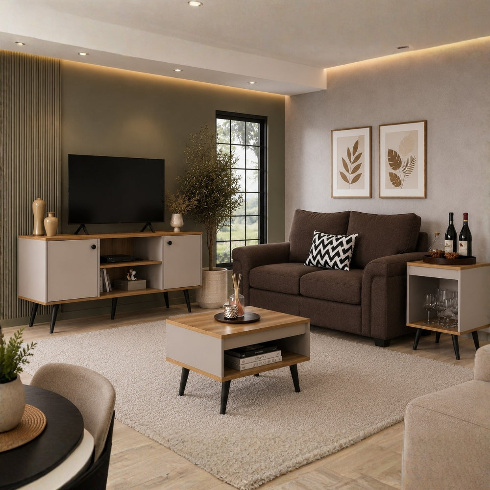 Combo Living Tokio + Sofá 2C Sicilia