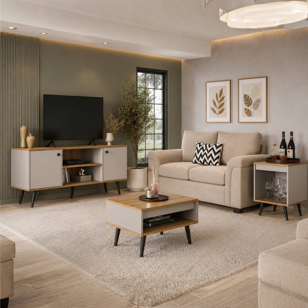Combo Living Tokio + Sofá 2C Sicilia