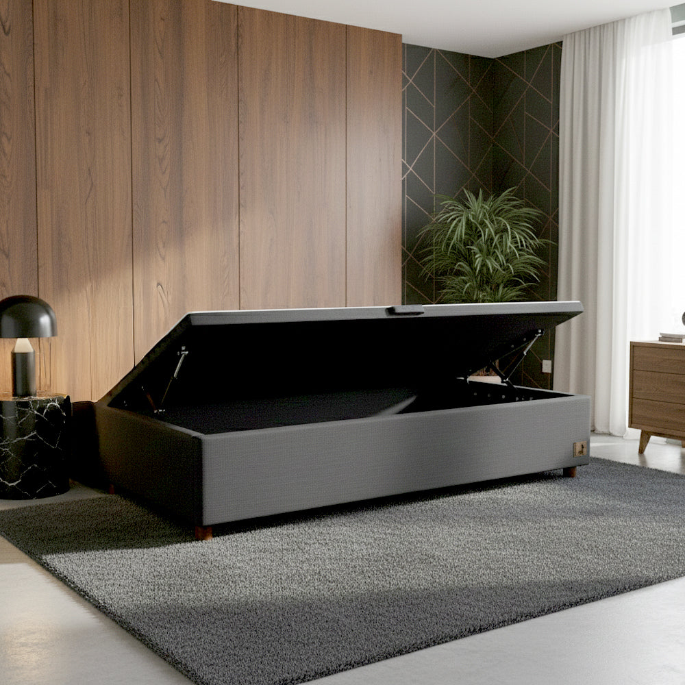 Base Europea Baúl Mons 1.5 Plazas Negro