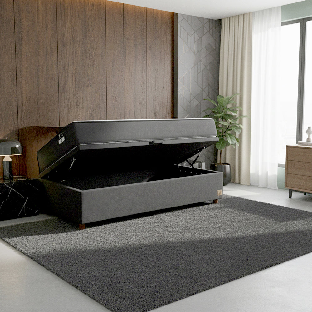 Base Europea Baúl Mons 1.5 Plazas Negro