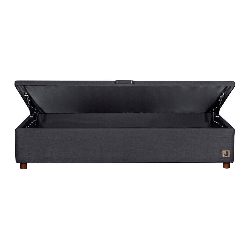 Base Europea Baúl Mons 1.5 Plazas Negro