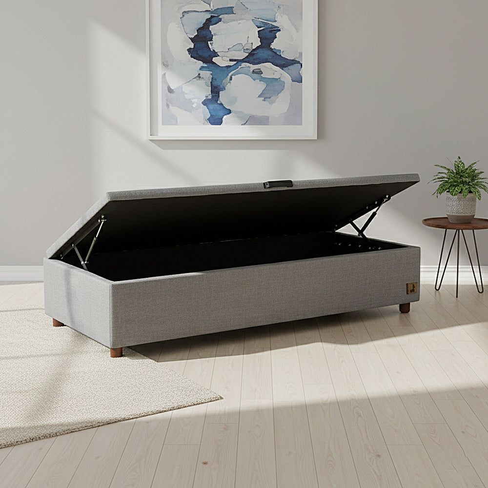 Base Europea Baúl Mons 1.5 Plazas Gris