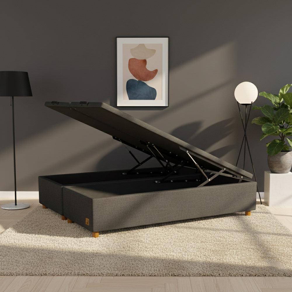 Base Europea Baúl Mons 2 Plazas Negro