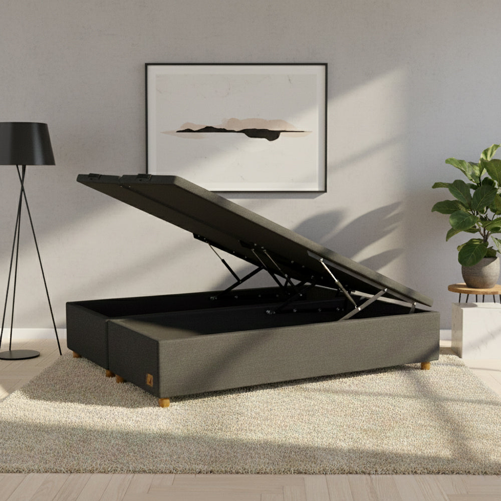 Base Europea Baúl Mons 2 Plazas Negro