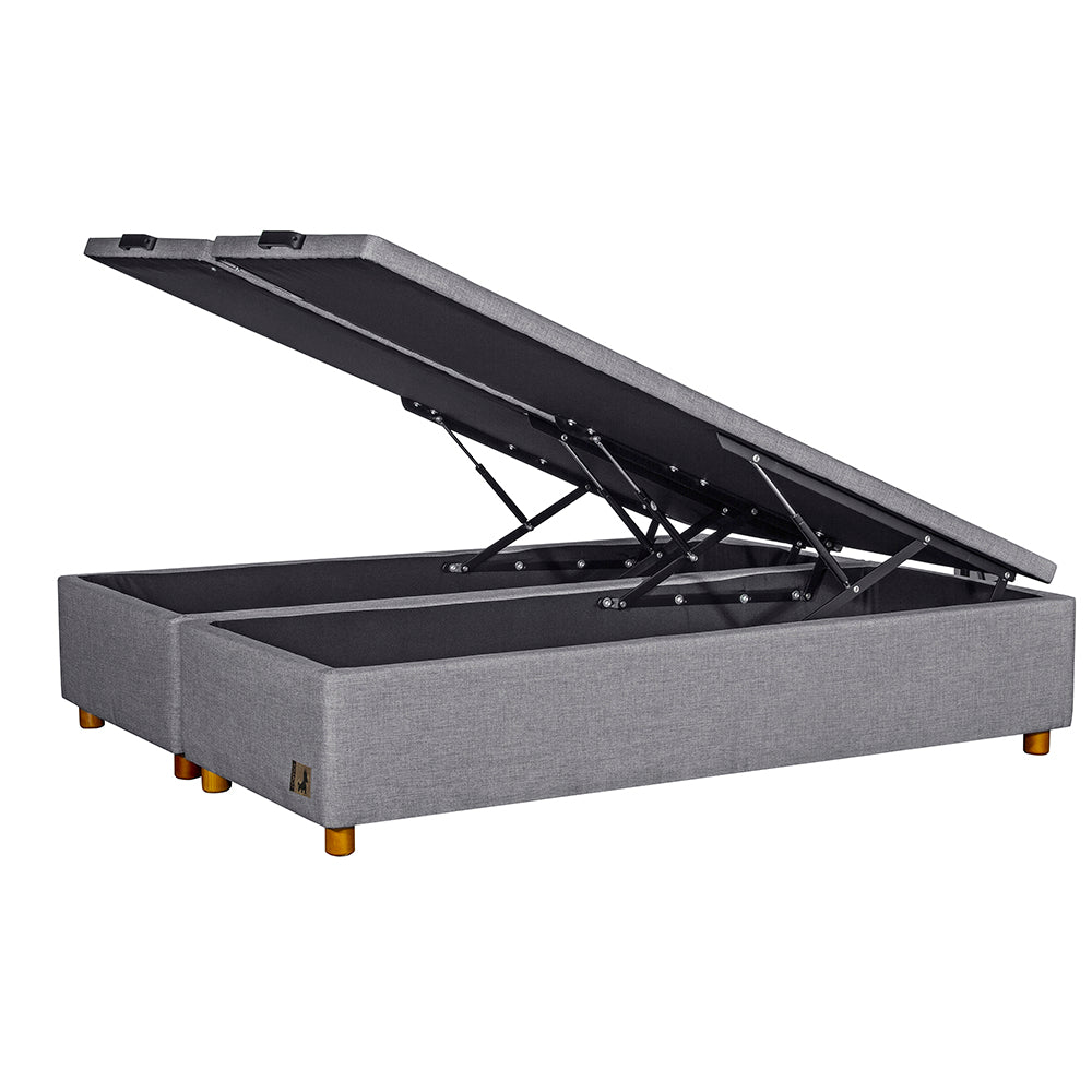 Base Europea Baúl Mons 2 Plazas Gris