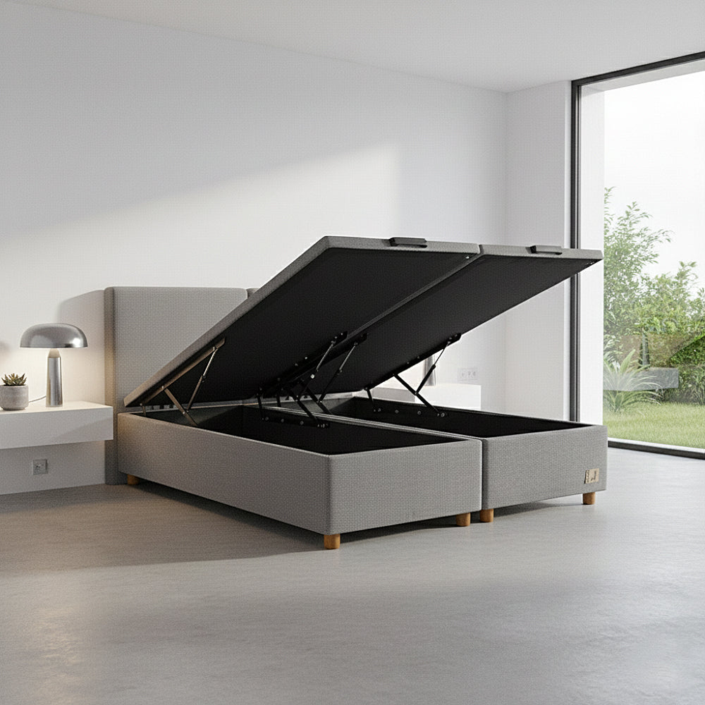 Base Europea Baúl Mons 2 Plazas Gris