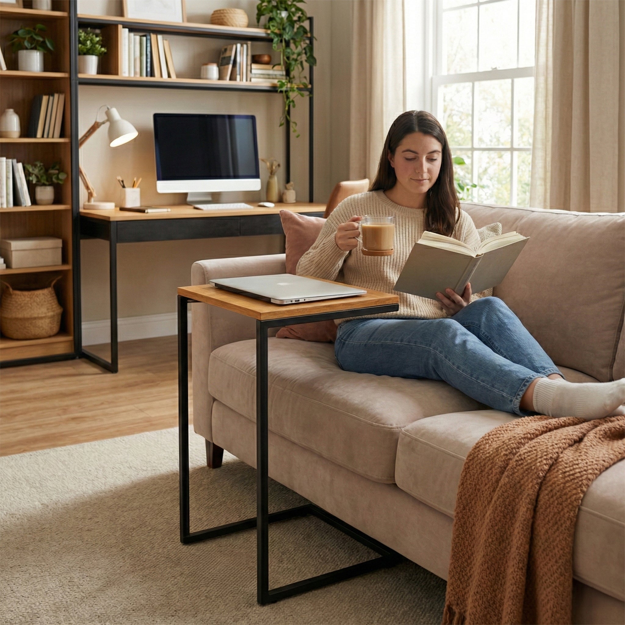 Mesa Auxiliar Mons Madrid Madera Fierro