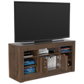 Rack TV Romazino Color Habano Para Sala De Estar