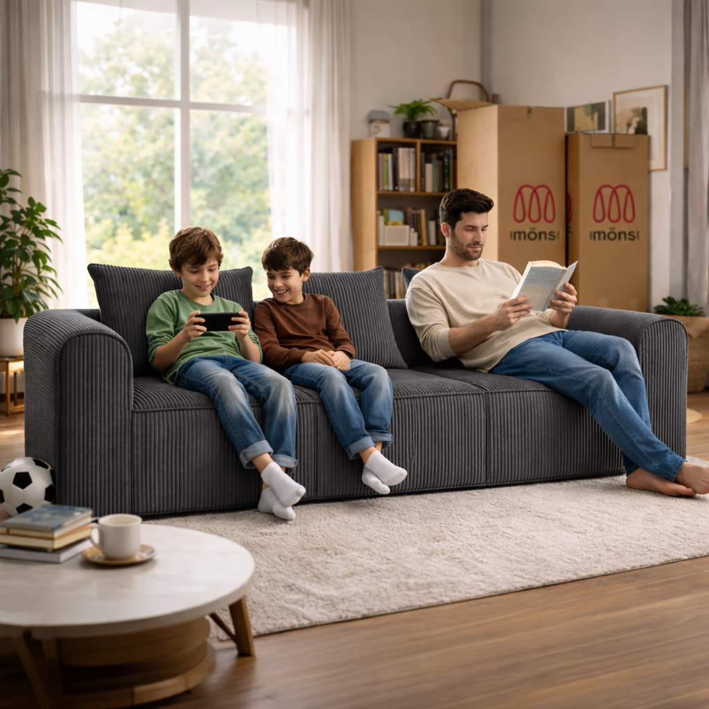 MONS NODO Sofá Modular 3 Cuerpos Expandible