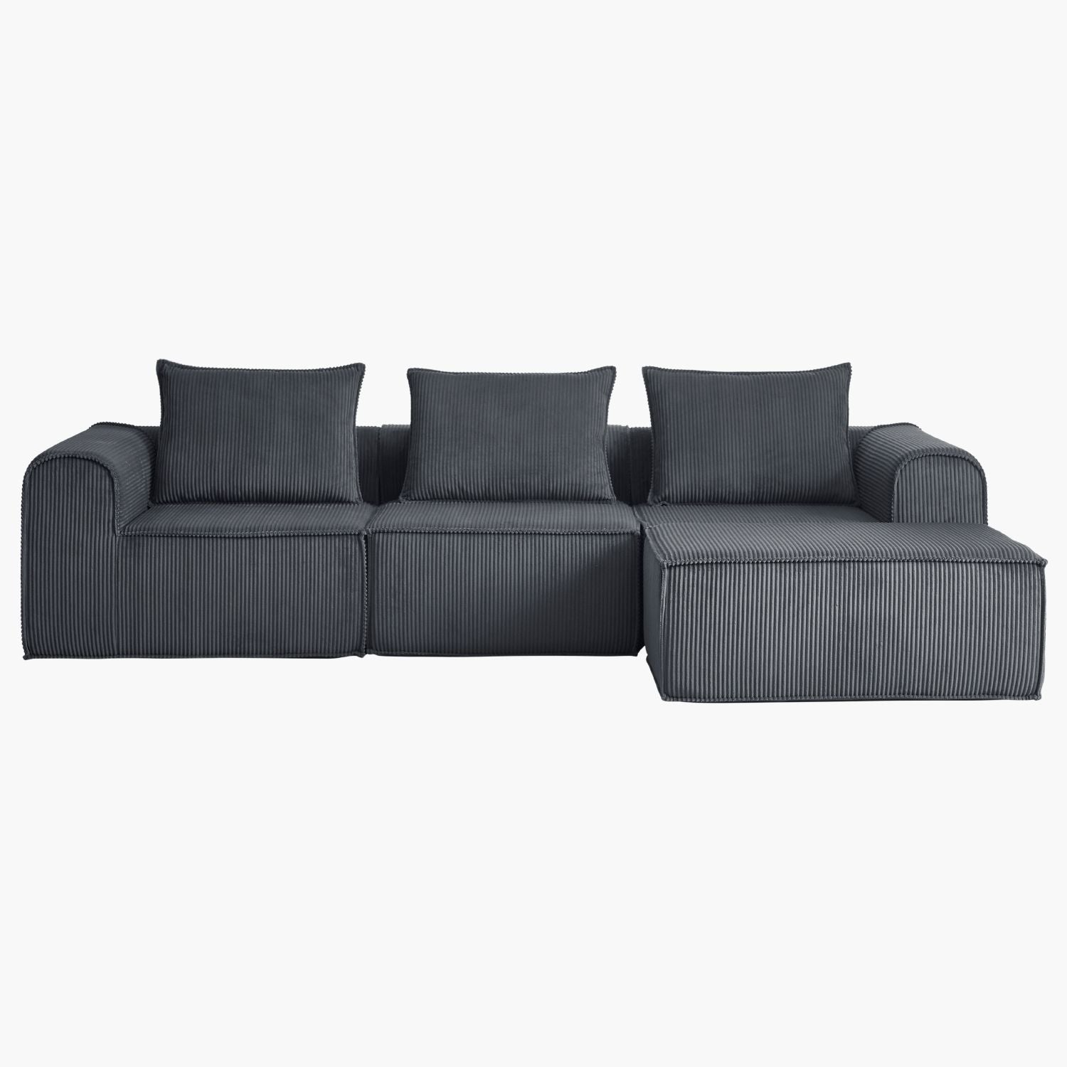 MONS NODO Sofá Modular 3 Cuerpos + Pouf Expandible