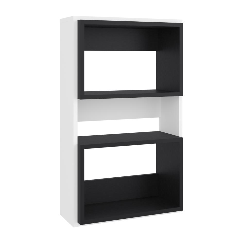 Mueble Auxiliar Muro Baño Eco, Blanco Duqueza y Wengue, con superficies para ubicar objetos - vista 4