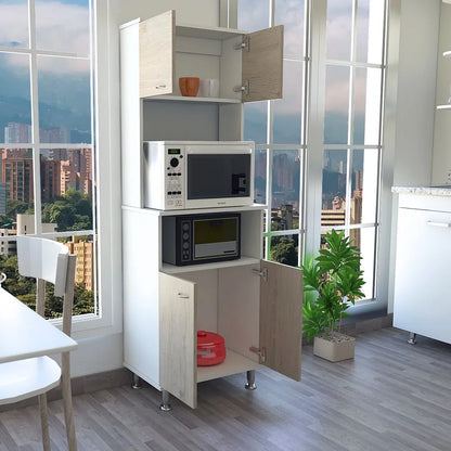 Mueble De Cocina Kitchen 54 - Blanco / Rovere