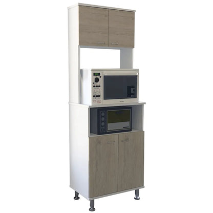Mueble De Cocina Kitchen 54 - Blanco / Rovere