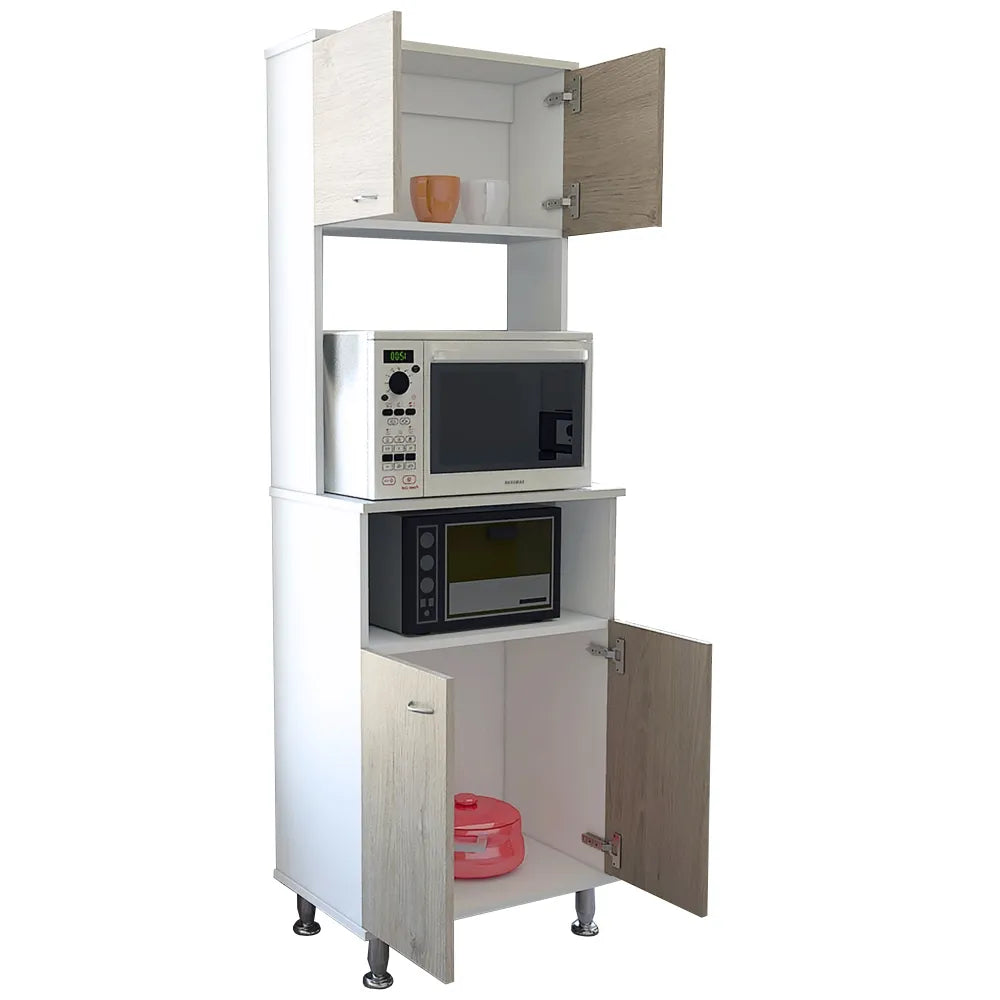 Mueble De Cocina Kitchen 54 - Blanco / Rovere