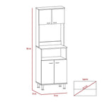 Mueble De Cocina Kitchen 54 - Blanco / Rovere