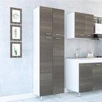 Mueble Alacena Rossi, con cuatro puertas batientes y variedad de entrepaños - vista 2