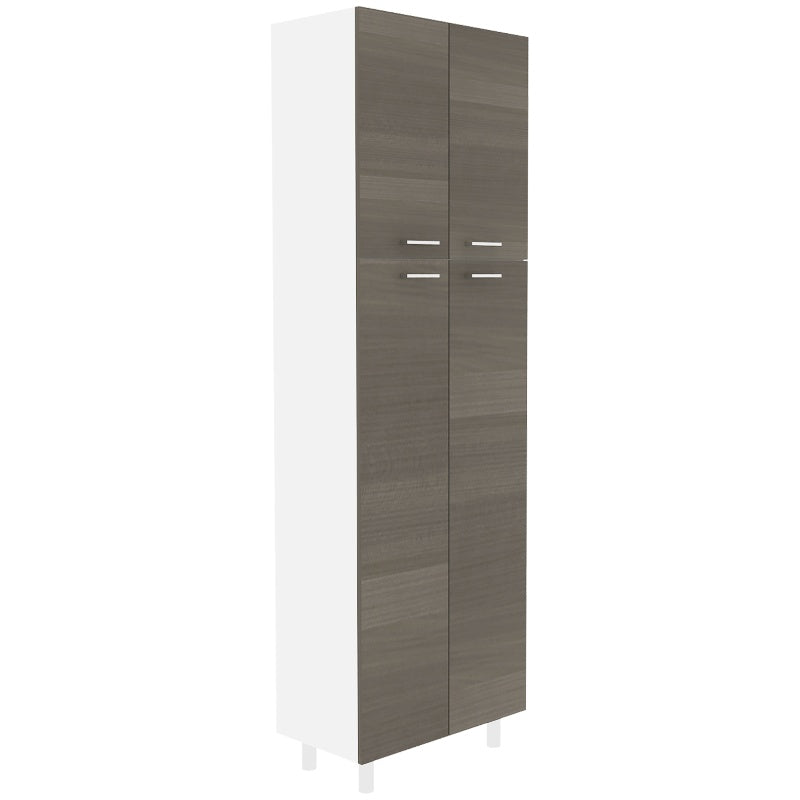 Mueble Alacena Rossi, con cuatro puertas batientes y variedad de entrepaños - vista 3