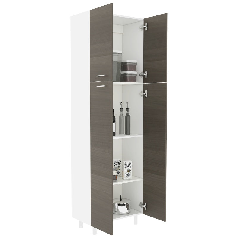 Mueble Alacena Rossi, con cuatro puertas batientes y variedad de entrepaños - vista 1