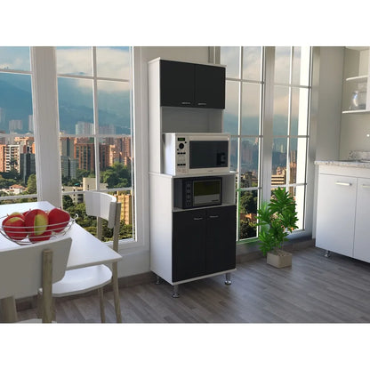 Mueble De Cocina Kitchen 54 - Blanco / Wengue