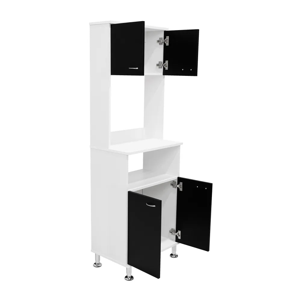 Mueble De Cocina Kitchen 54 - Blanco / Wengue