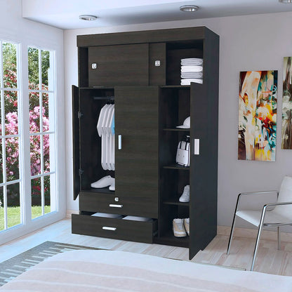 Closet Manila Z-120 5 Puertas - Wengue