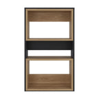 Mueble Auxiliar Muro Baño Eco, Wengue y Fresno Europeo, con superficies para ubicar objetos - vista 4