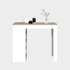 Barra Auxiliar de Cocina Greer, Blanco Duqueza y Bardolino, con espacio para ubicar objetos de cocina - vista 3