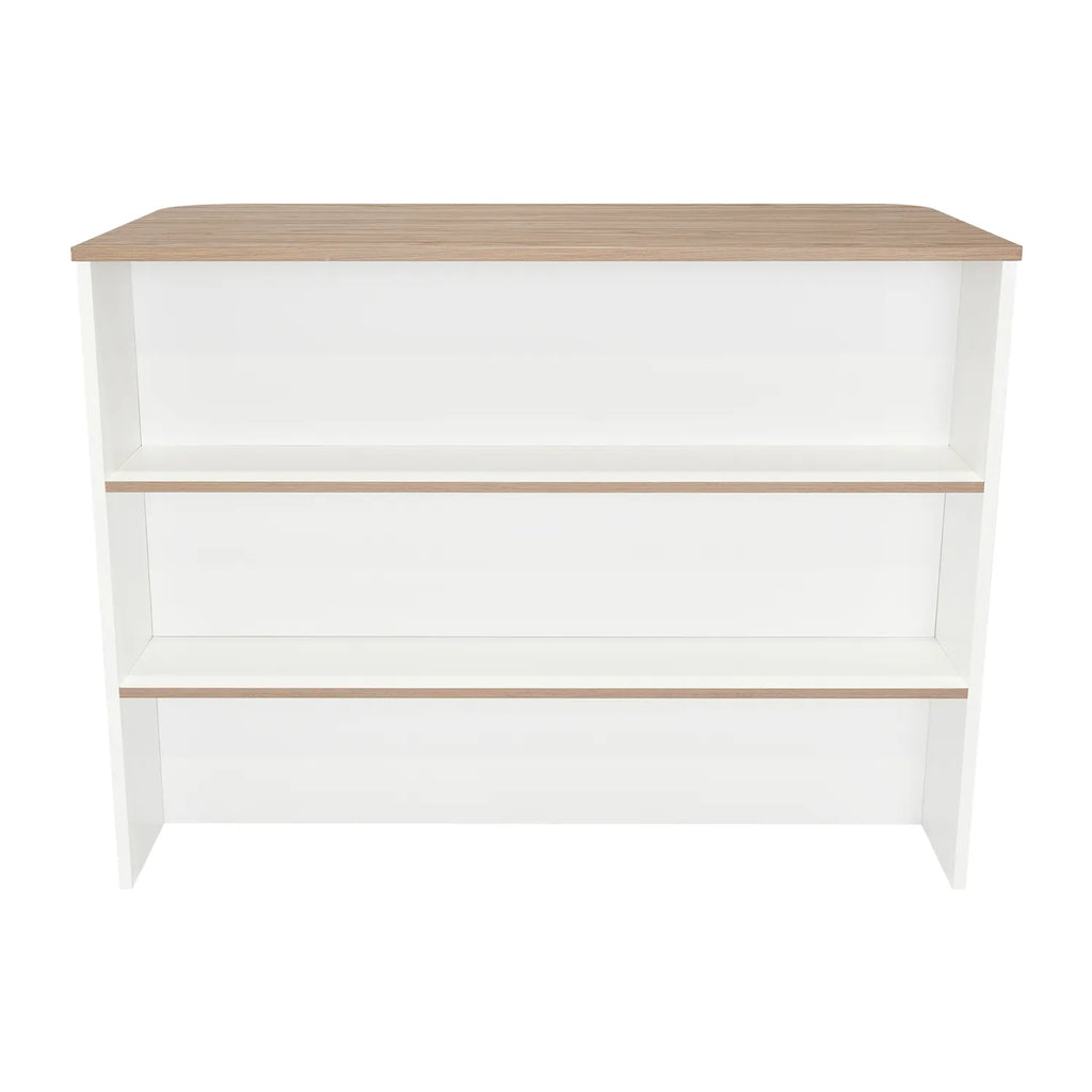 Barra Auxiliar De Cocina Fendi - Blanco Marquez / Castaño