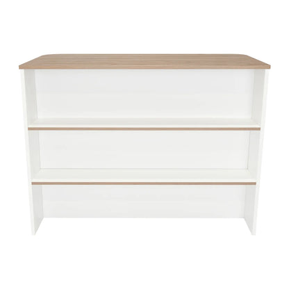 Barra Auxiliar De Cocina Fendi - Blanco Marquez / Castaño