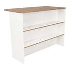 Barra Auxiliar De Cocina Fendi - Blanco Marquez / Castaño