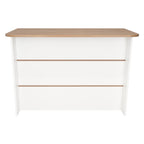 Barra Auxiliar De Cocina Fendi - Blanco Marquez / Castaño