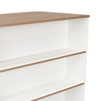 Barra Auxiliar De Cocina Fendi - Blanco Marquez / Castaño