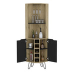 Bar Esquinero Audra, Duna y Wengue, con dos puertas batientes y espacio para botellas - vista 4