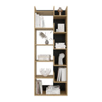 Biblioteca Clover, Fresno Europeo y Wengue, con espacios para guardar y poner objetos - vista 5