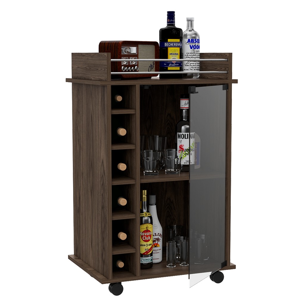 Bar Dukat, Coñac, con rodachines para su fácil desplazamiento - vista 3