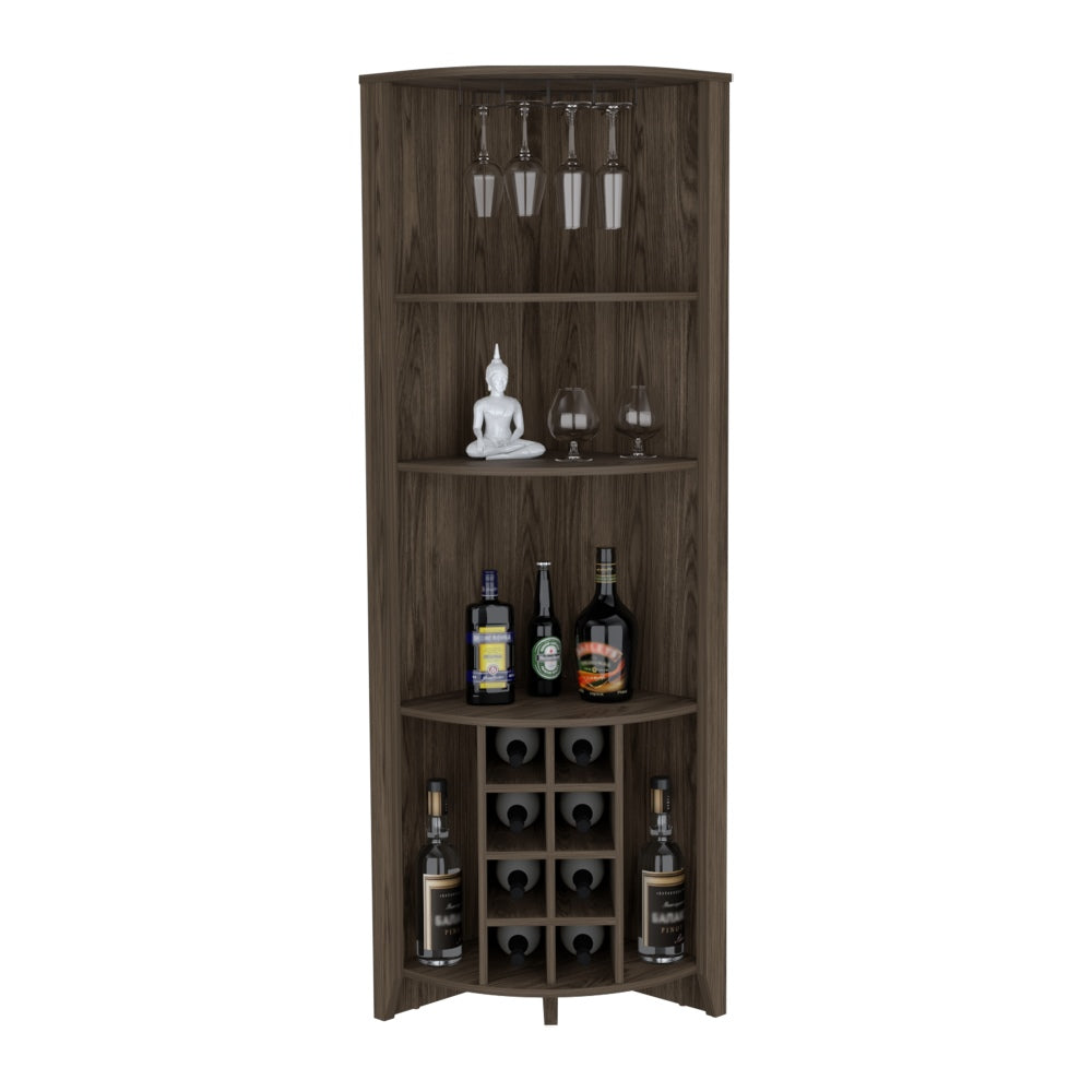 Bar Esquinero Essential, Coñac, con espacio para botellas y portacopas - vista 3