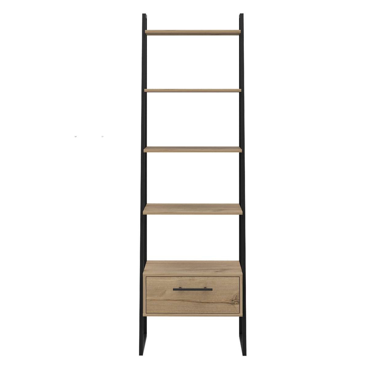 Biblioteca Escalera Magnum, Duna, con cajón deslizable y entrepaños para colocar objetos - vista 6
