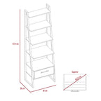 Biblioteca Escalera Magnum, Duna, con cajón deslizable y entrepaños para colocar objetos - vista 8
