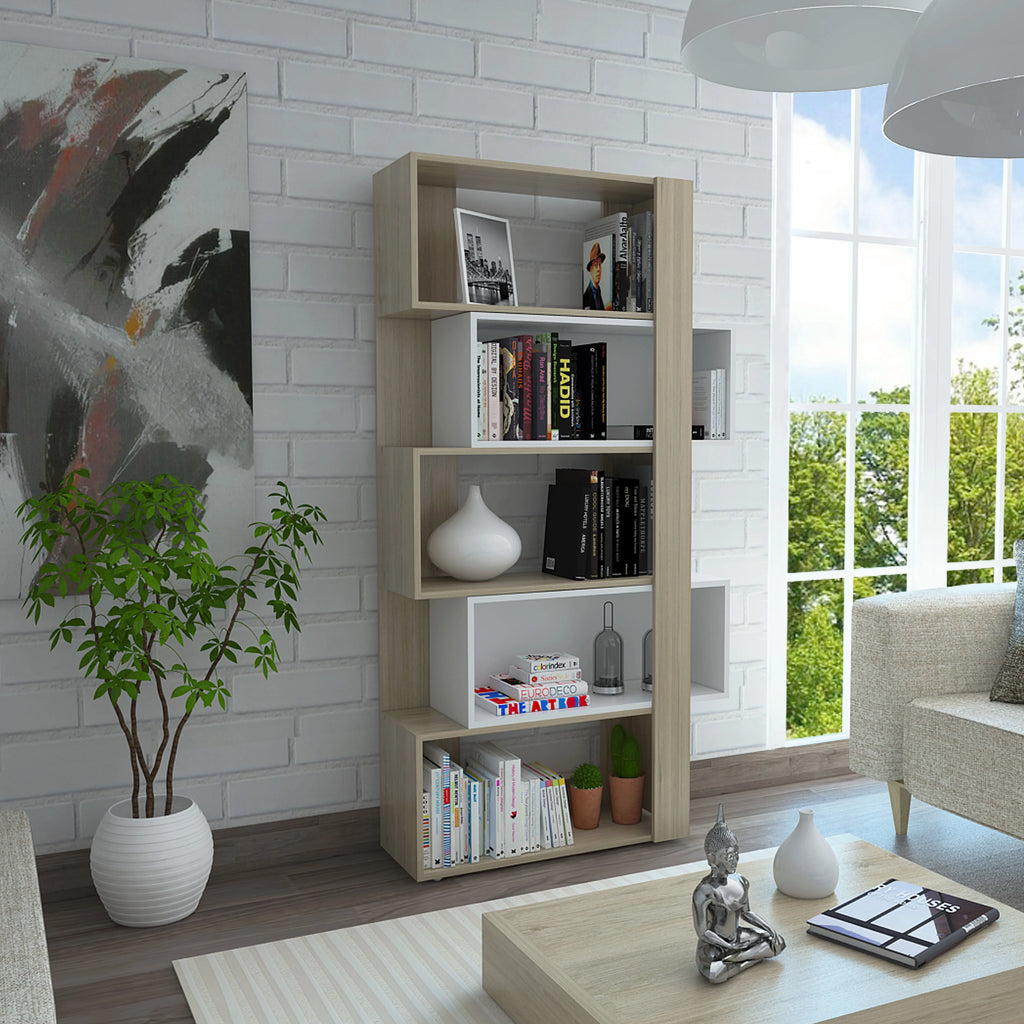 Biblioteca Cubo Beijing - Rovere / Blanco