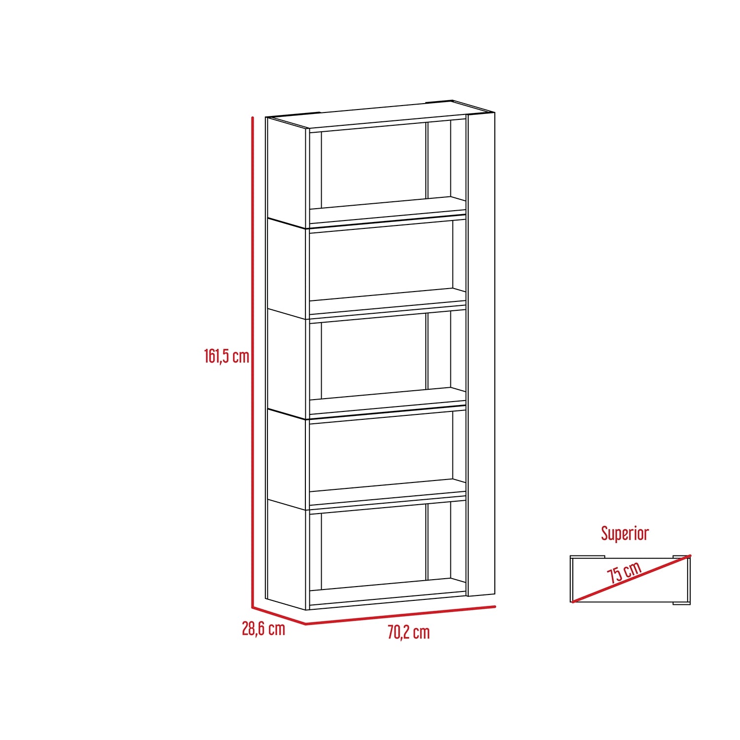 Biblioteca Cubo Beijing - Rovere / Blanco
