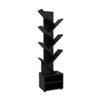 Librero Kingstree, Wengue, con multiples espacios para ubicar objetos decorativos - vista 5